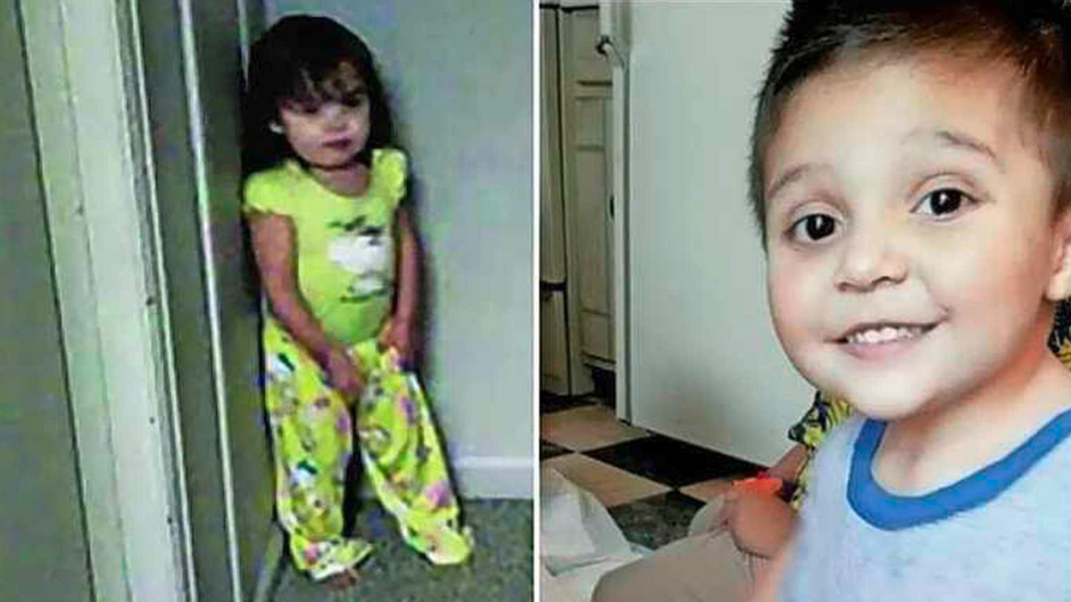 Vader en vriendin gearresteerd nadat lichamen van kinderen werden aangetroffen, in beton en in een koffer – de jongen was al zes jaar vermist