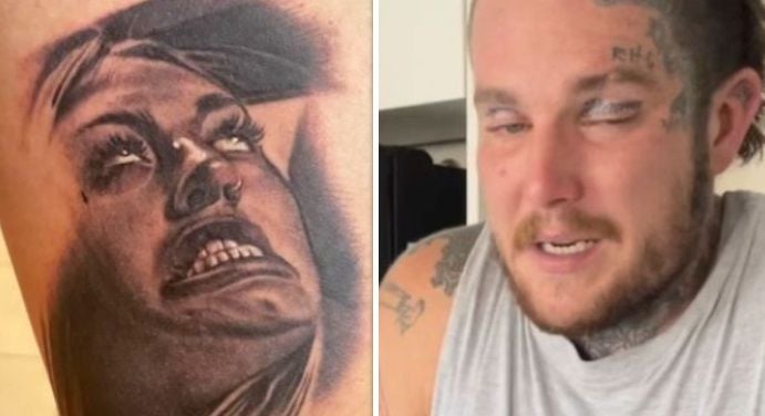 Shilling Maaltijd Transplanteren Vrouw neemt wraak op man die haar lelijkste foto op zichzelf liet tatoeëren  | Clint.be