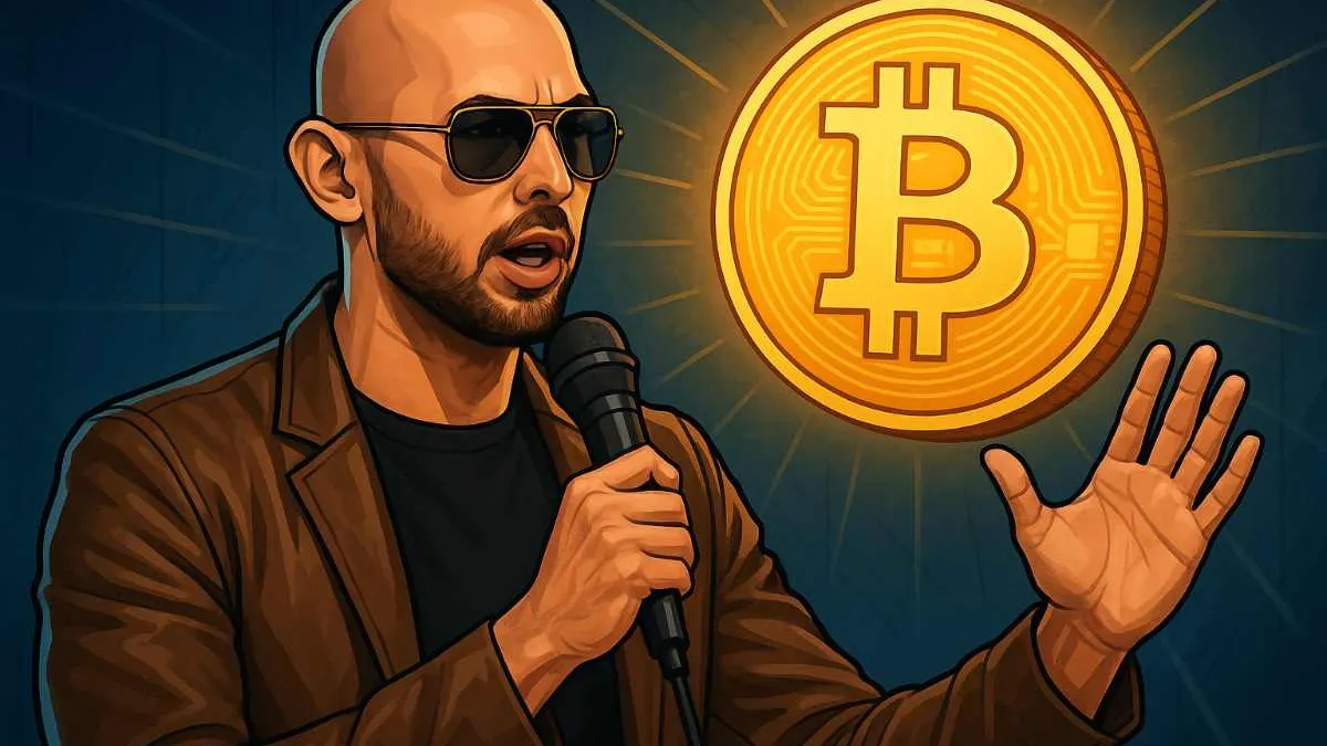 Andrew Tate waarschuwt voor komende Bitcoin crash naar $26K