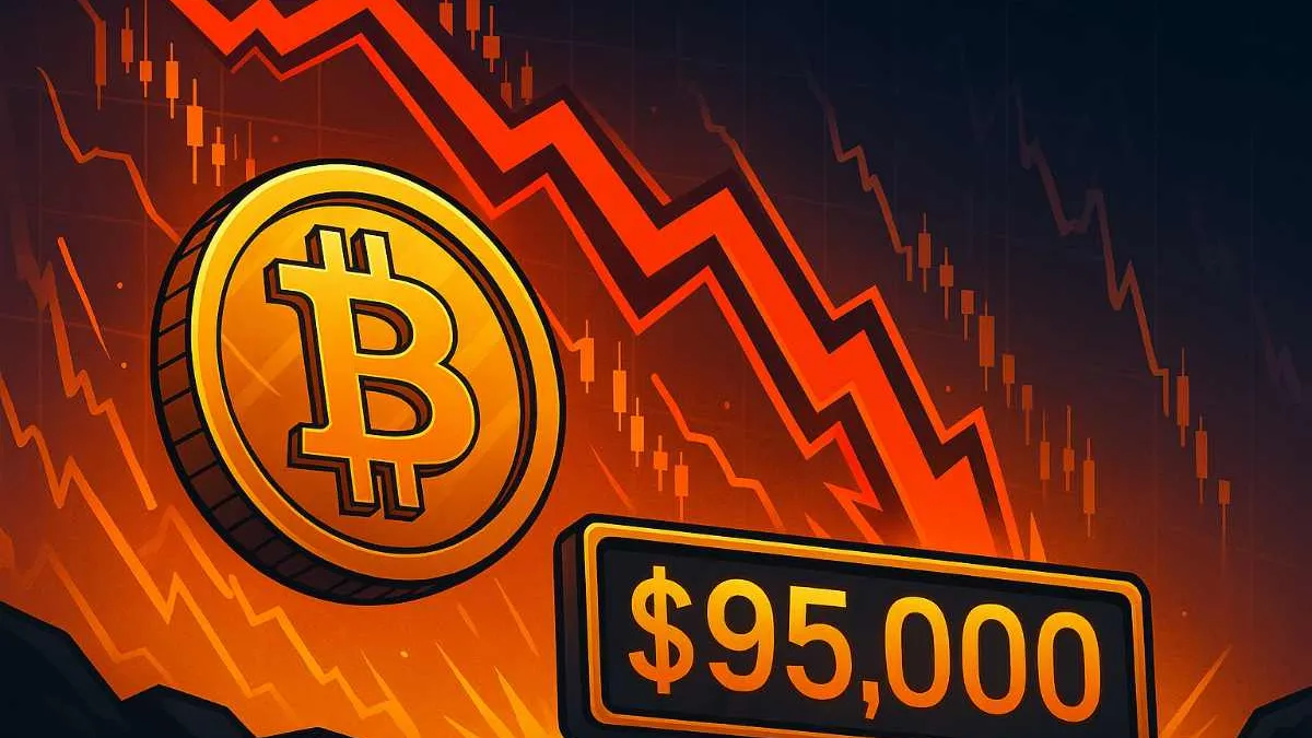 Bitcoin koers daalt onder $95.000, terwijl Fear & Greed Index laagste punt  in maanden bereikt