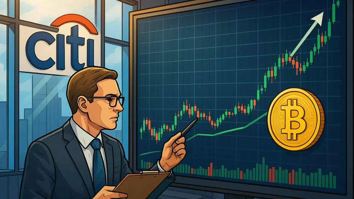 Bankgigant Citigroup legt uit waarom Bitcoin koers daalde
