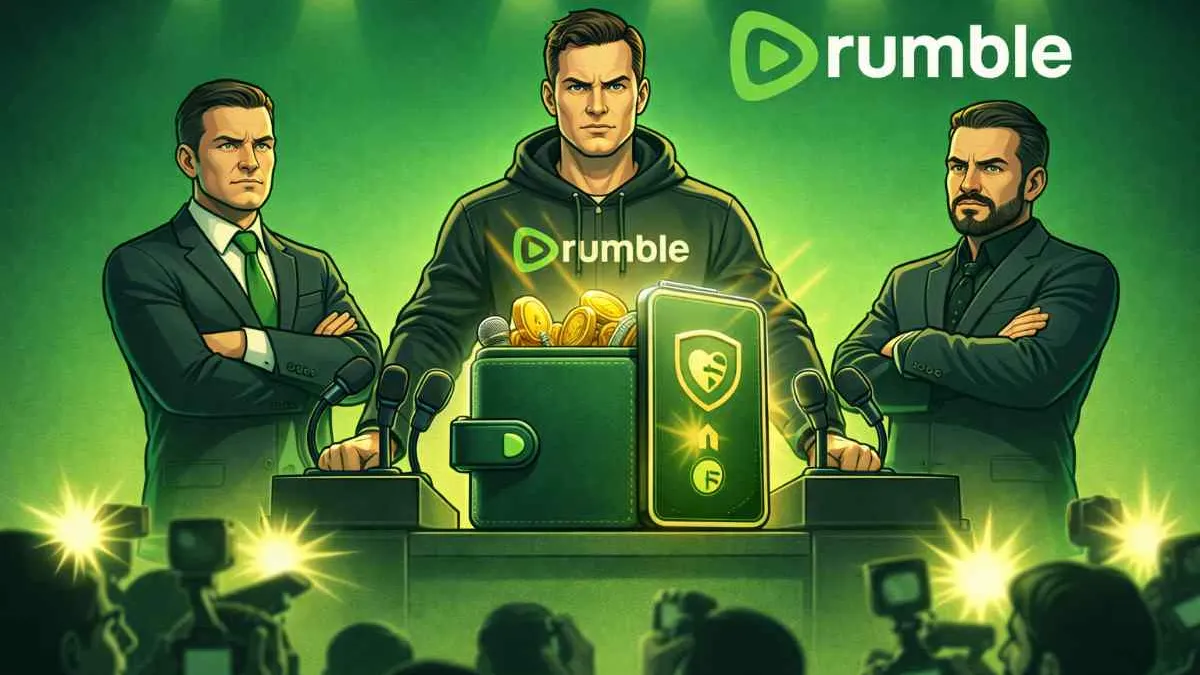 Streamingplatform Rumble lanceert crypto wallet: Contentmakers krijgen  direct donaties in BTC en USDT