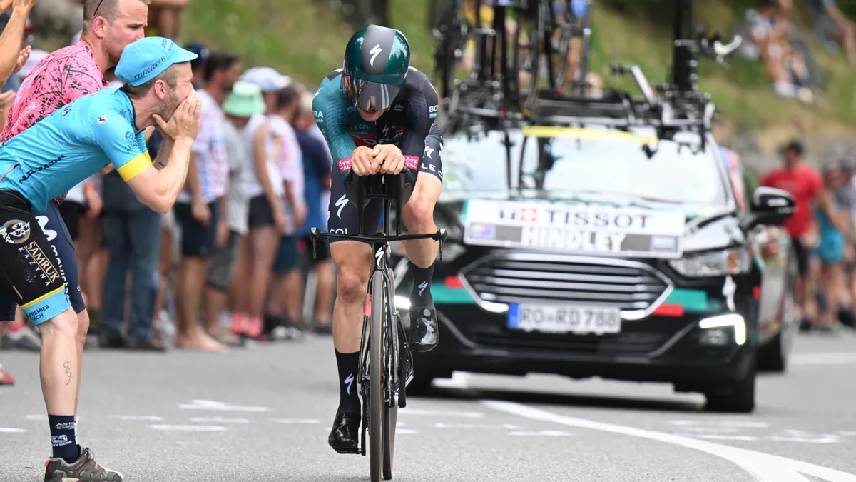 It's hard to push all the power down on the pedals" - Jai Hindley seeing  Tour de France podium ambitions fade drastically due to injury