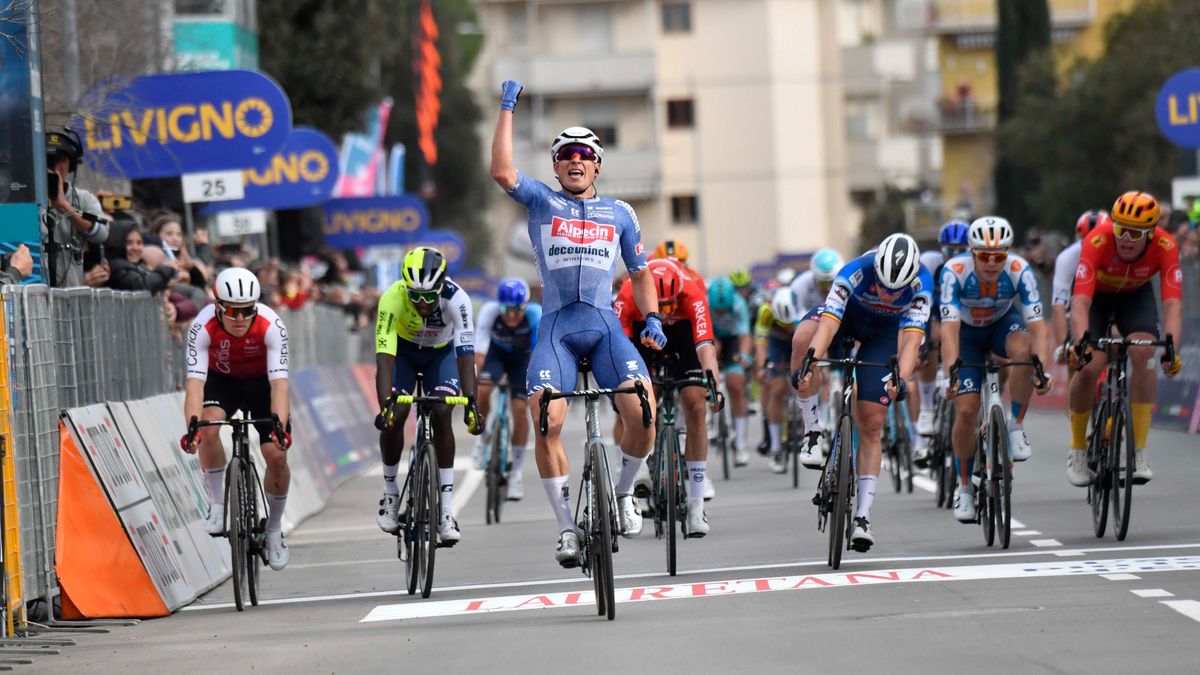 Jasper Philipsen opens account for 2024 with sprint win on stage 2 of  Tirreno-Adriatico 2024 | CyclingUpToDate.com