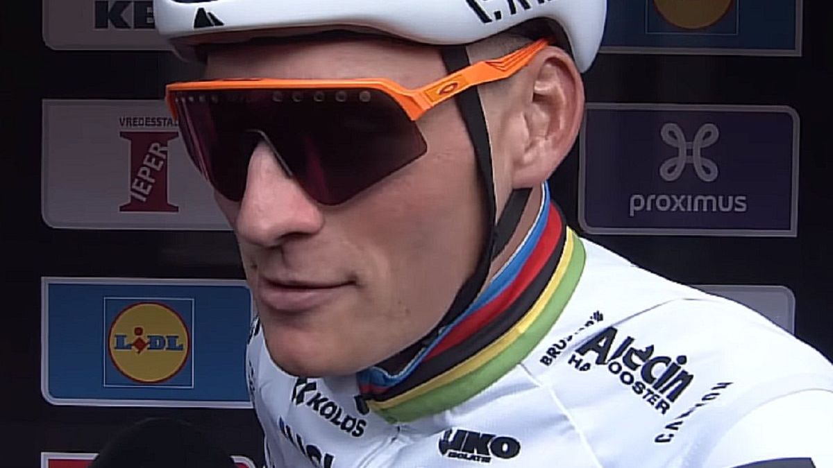 “I certainly didn't have the legs of the past few weeks" Mathieu van