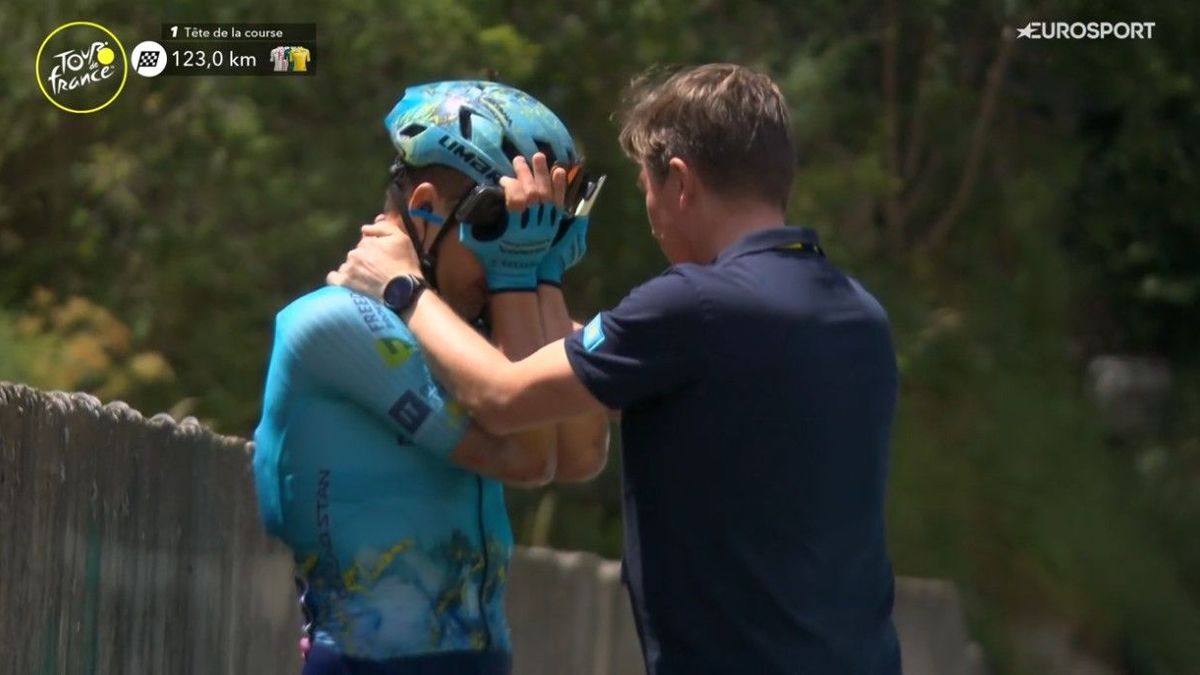 Alexey Lutsenko abandons 2024 Tour de France in tears on stage 17