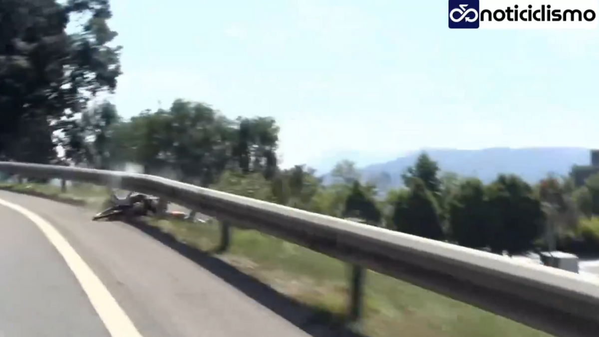 UPDATE: Juan Pedro Lopez escapes horrific Getxo crash without major consequences