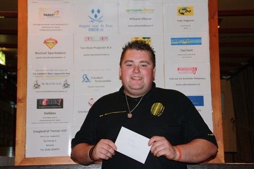 Michael Stoeten winnaar bij 't Trefpunt te Daarlerveen