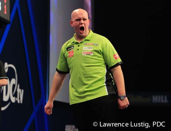 Danny The Mullet Jansen onderuit en De Graaf in de beslissende leg  verslagen tijdens het German Darts Championship