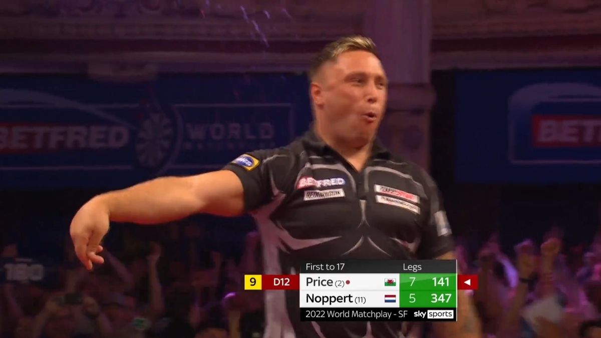 THROWBACK VIDEO: Gerwyn Price throws stunning nine darter in semifinal ...