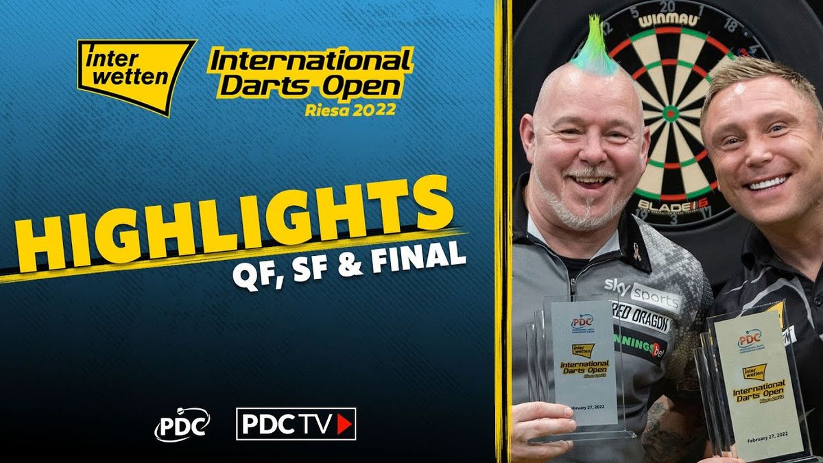 VIDEO Highlights des Finales der International Darts Open zwischen Price und Wright Dartsnews.de
