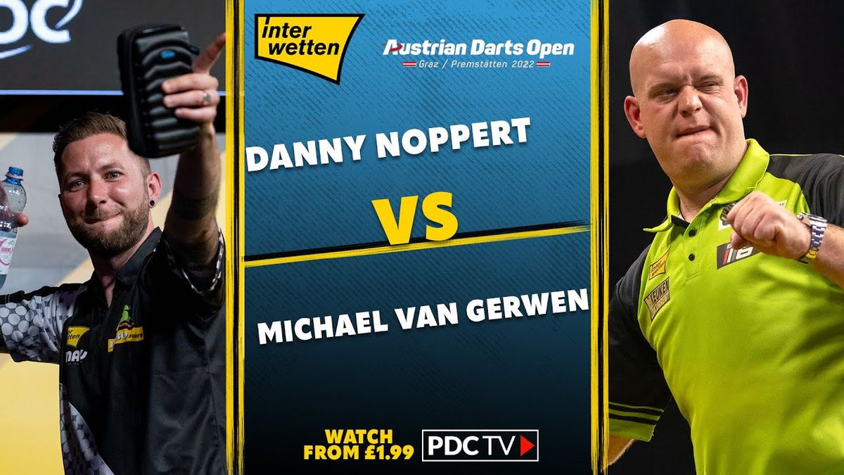 VIDEO Sehen Sie das Finale zwischen van Gerwen und Noppert bei den Austrian Darts Open Dartsnews.de