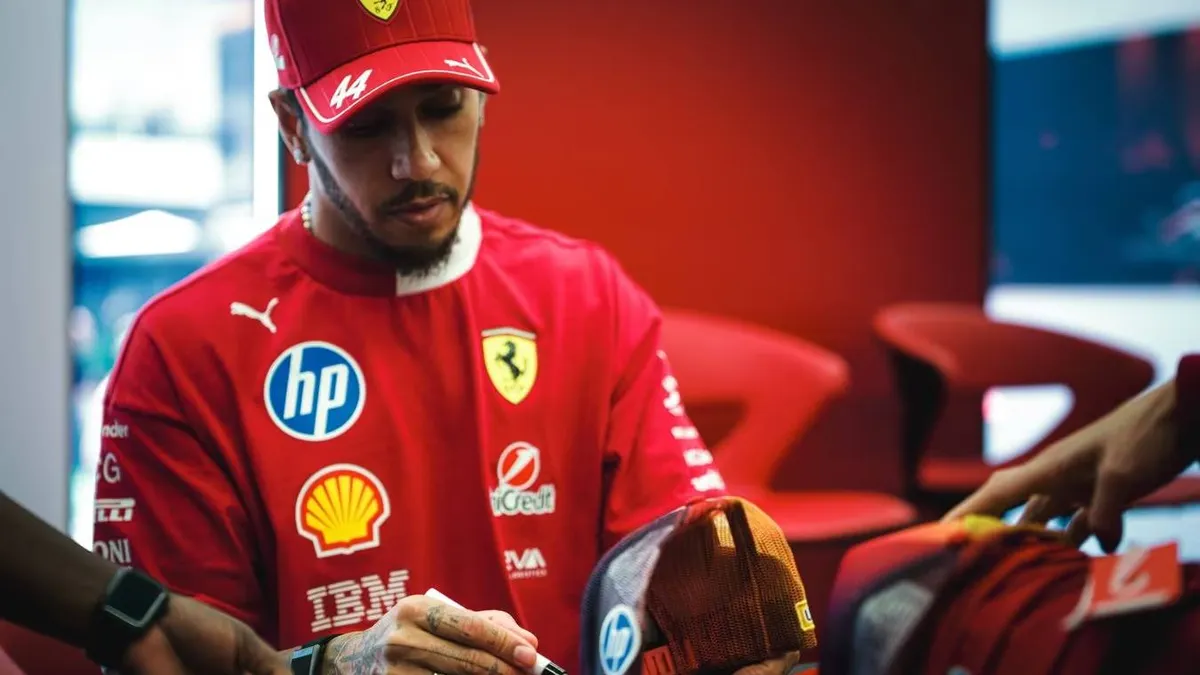 Super' Hamilton finds backing from this Ferrari legend despite 2025 struggles
