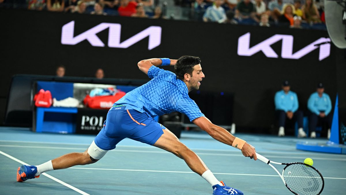 Marta Kostyuk of Ukraine in action during the first qualifications round of  the 2022 Dubai Duty Free Tennis Championships WTA 1000 tennis tournament on  February 12, 2022 at The Aviation Club Tennis