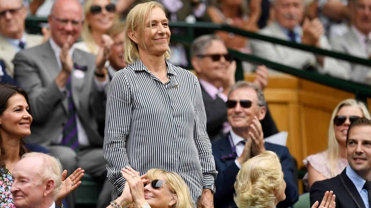 Martina Navratilova absent from parade of champions at Wimbledon after testing positive for COVID-19