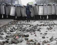 Fotoserie van de rellen in Kiev