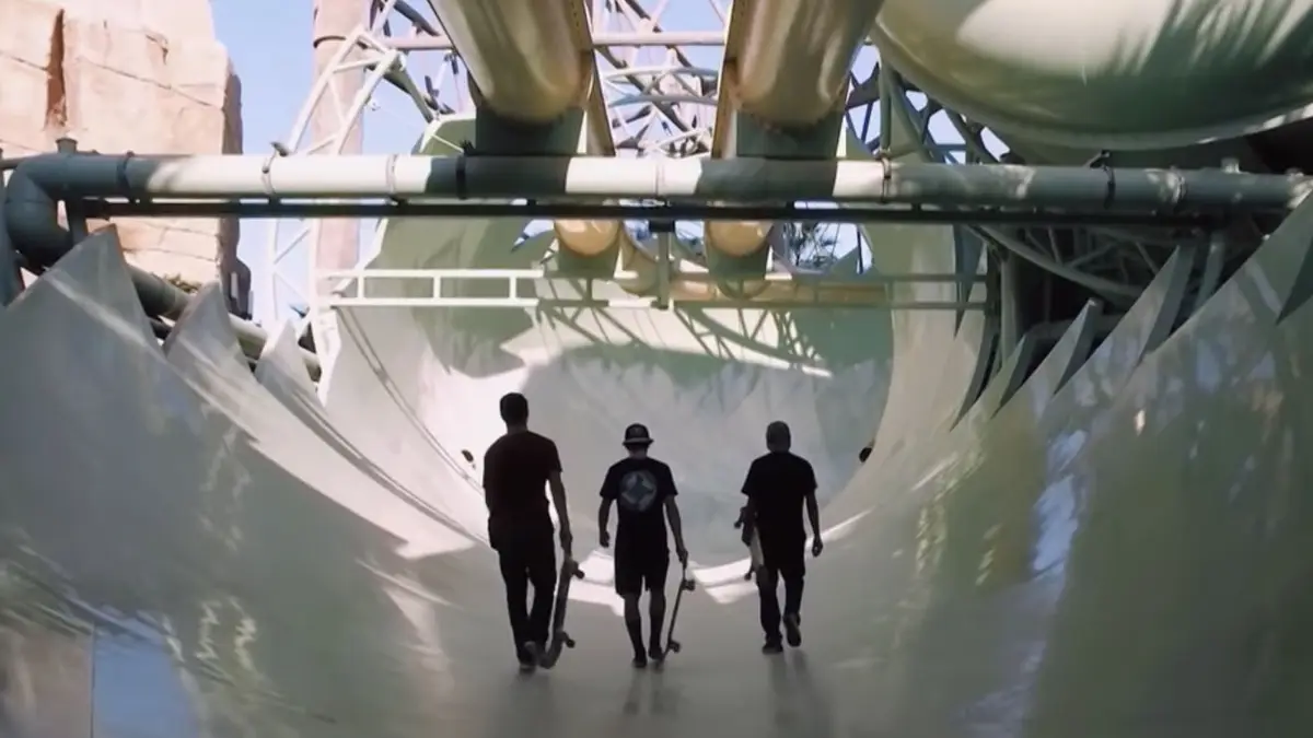 Skaten in Aquaventure Waterpark Dubai
