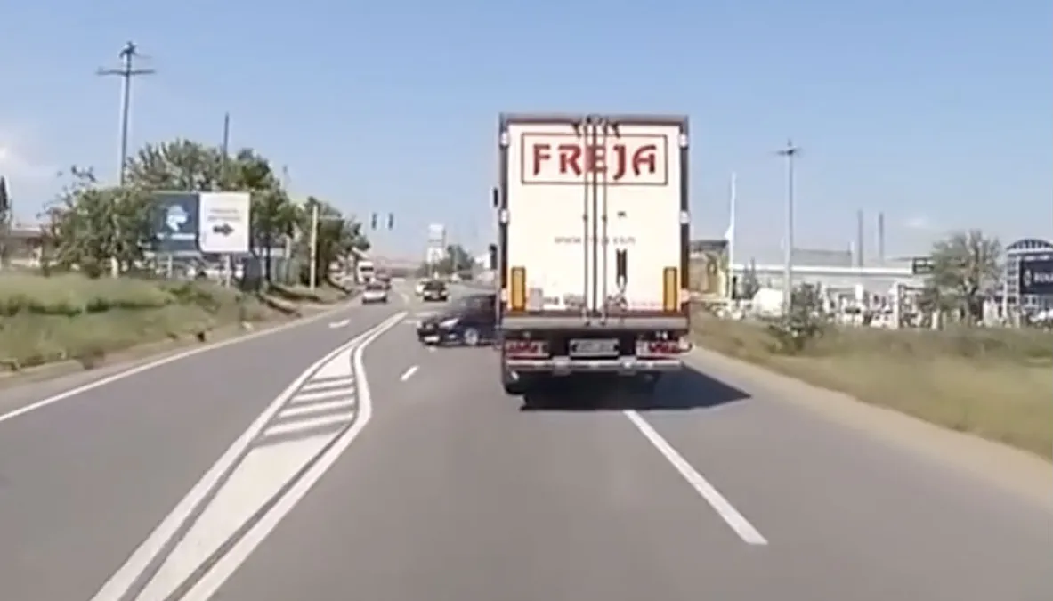 Ook in Roemenië hebben vrachtwagens dode hoeken