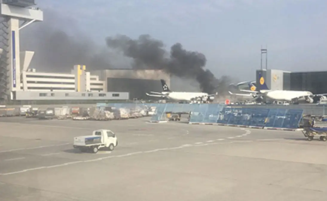 De vlucht van Frankfurt naar Philadelphia ging even niet door