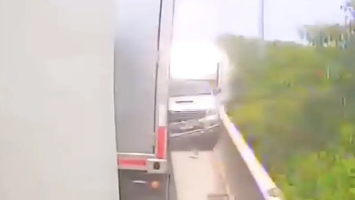 Inhalen via vluchtstrook verliep niet goed voor Thai