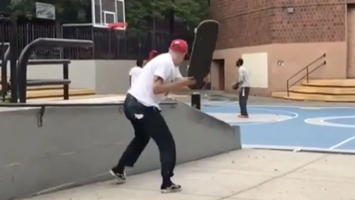 Sommige skateboarders kunnen beter een andere hobby zoeken