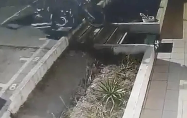 Stoere motormuis in Sotsji maakt stevige klapper