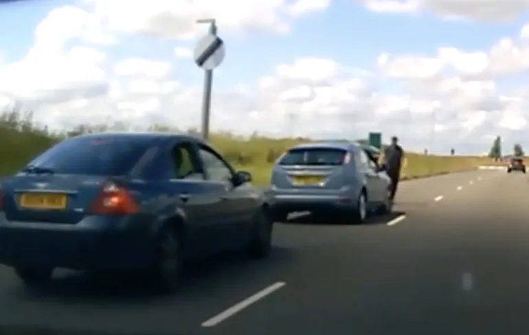 Verhaal halen tijdens roadrage op de M2