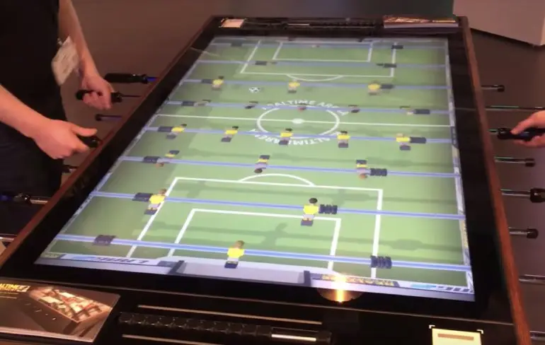 Gaat de digitale tafelvoetbal wel wat worden?
