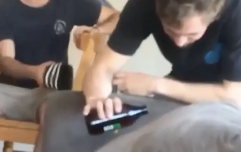 Wonder worp met de slipper