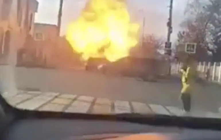 Hele beste klap na autobrand in Majkop