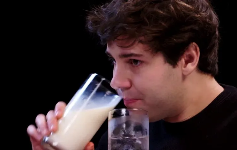 Vlogger David Doberik Had toch wel wat momentjes tijdens Hot Ones