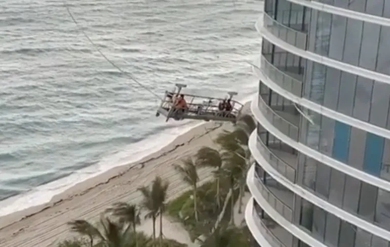 Ramenlappers maakte even spannend momentje mee in Miami