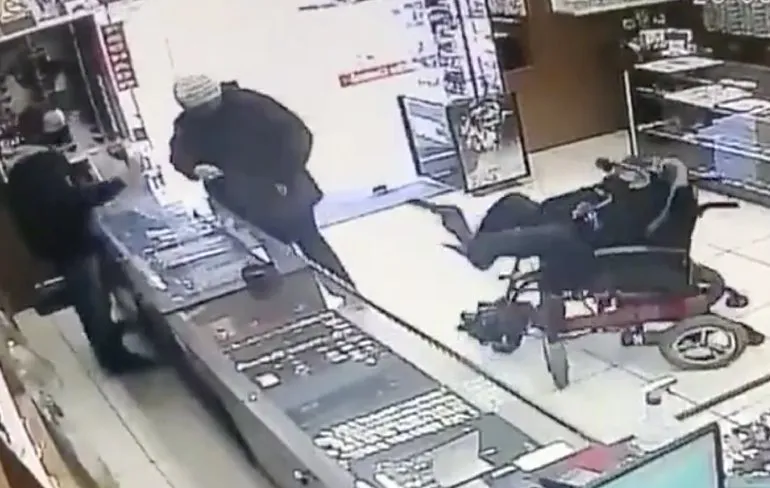 Braziliaanse overvaller in rolstoel toch niet zo succesvol