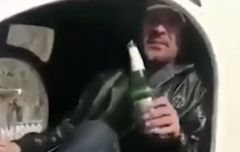 Biertje drinken en heli vliegen gingen niet zo goed samen