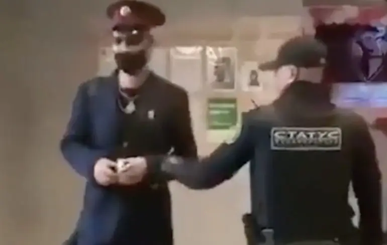 Russische beveiliging heeft verder geen zin in een discussie
