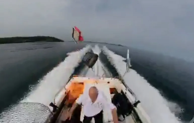 Vissers hebben even een minder momentje tijdens hun trip