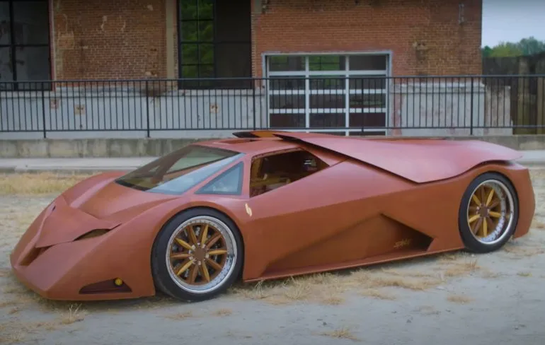 Splinter is een Supercar van hout