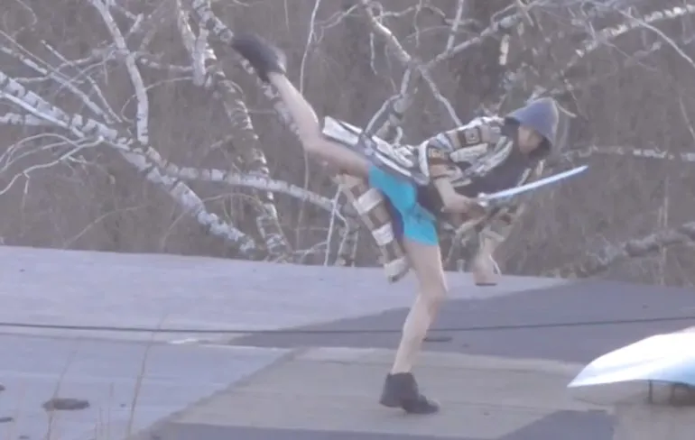 Uiterst zeldzame Russische Ninja vastgelegd