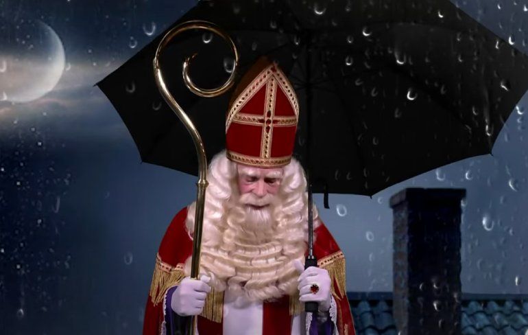 Sinterklaas op bezoek bij de heren van VI: "Nog wat gebeurd dit jaar, stelletje mafkezen?!"