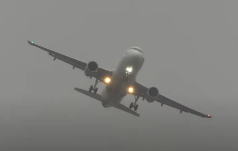Storm maakte het piloten niet makkelijk op luchthaven Düsseldorf