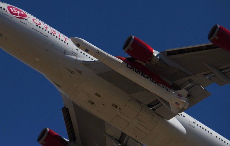 Virgin Orbit lanceert raket vanaf Boeing 747