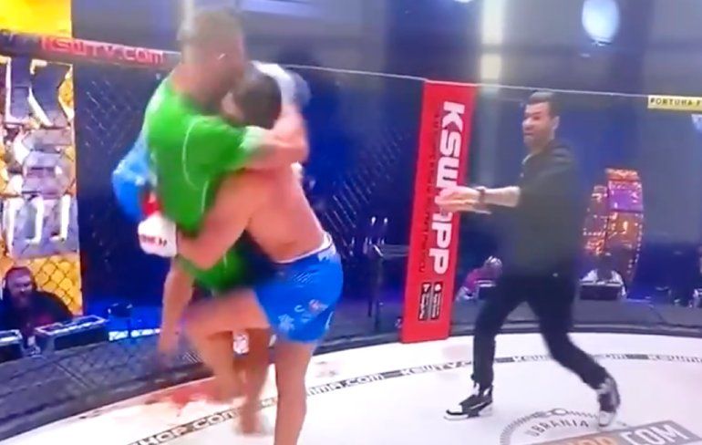 MMA-vechter Uros Yurishich deed na gevecht toch nog een poging om te winnen van Shamil Musaev
