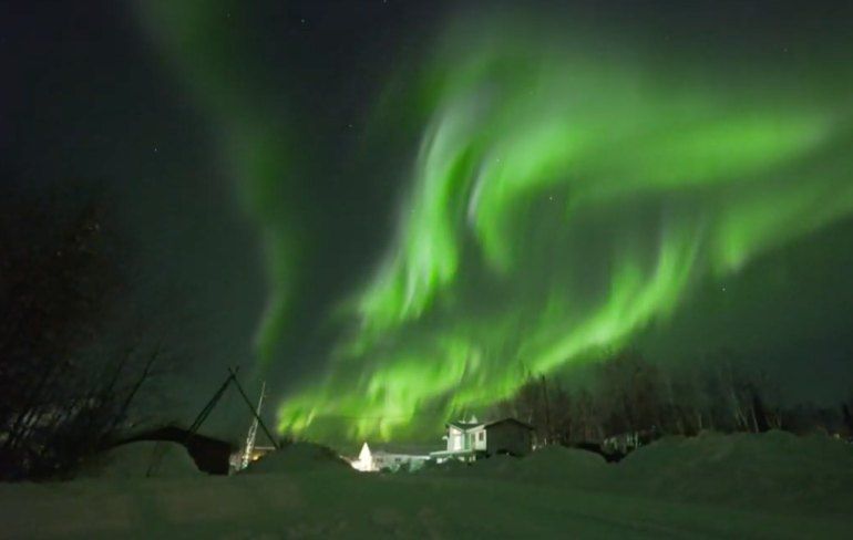 Awesome beelden van het noorderlicht in Canada