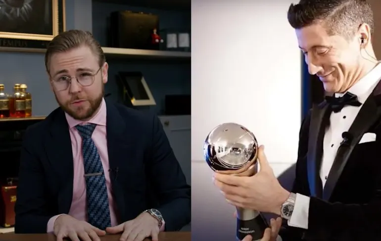 Jasper neemt de horloges van Robert Lewandowski met ons door