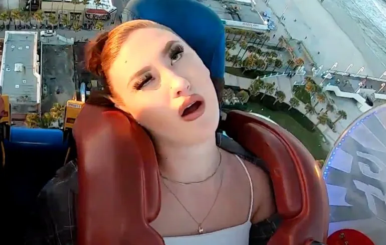 Griet gaat 4 keer volledig lichten uit tijdens SlingShot rit