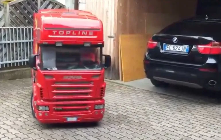 Scania speelgoed voor grote kinderen is toch wel vet hoor