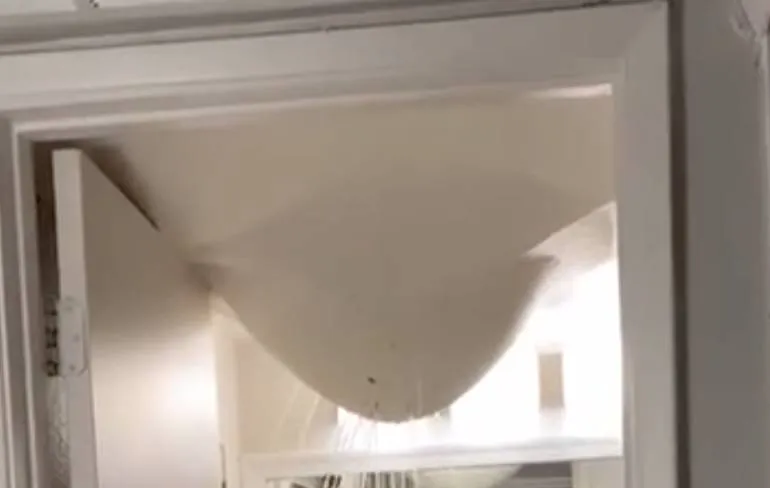 Als voor je ogen poep de ventilator raakt