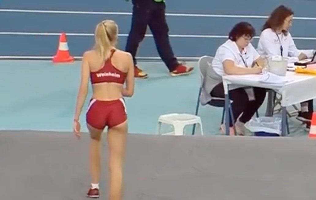 Duitse atleet Bianca Stichling gaat een beetje viraal