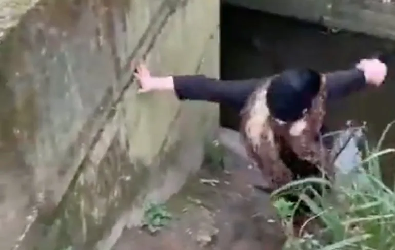 Essex girl gaat er wel heel mooi in