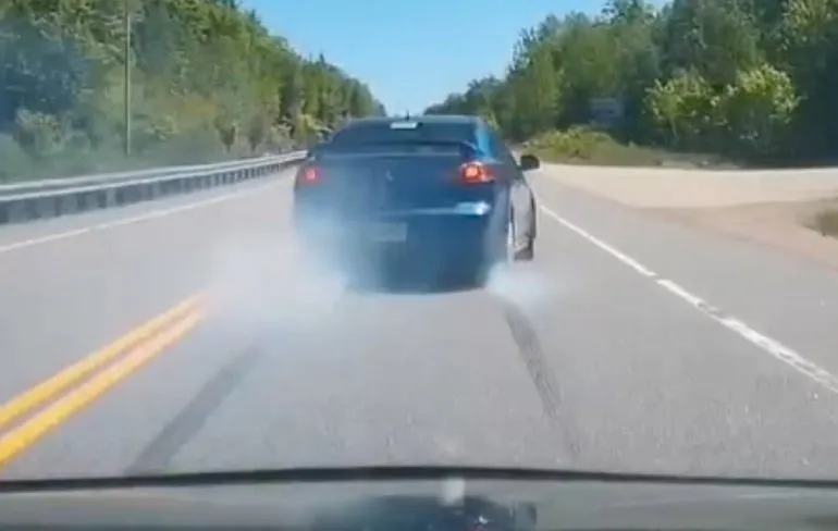 Break test pakt geheel verkeerd uit voor dwaas in Mitsubishi